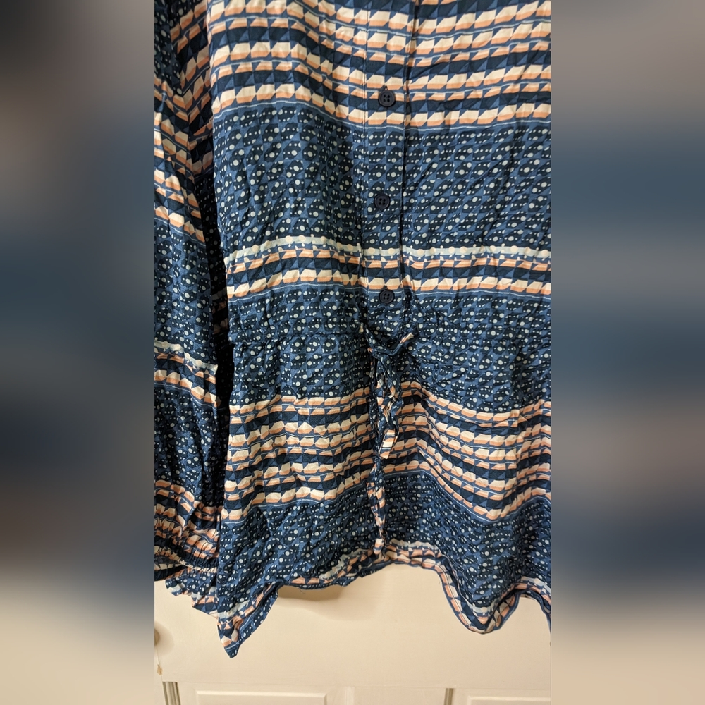 Lane Bryant peplum top/blouse size 22 - Picture 2 of 9